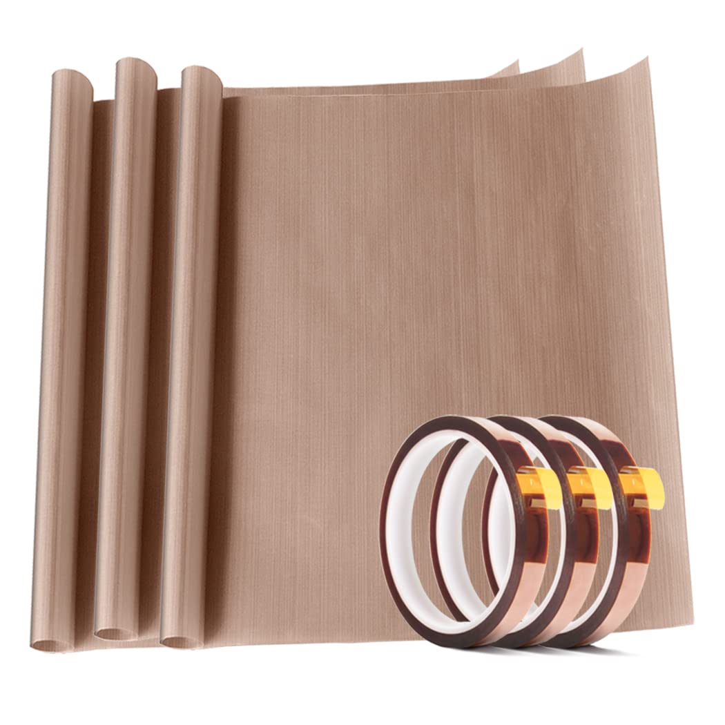 Amazon.co.jp: PTFE テフロンシート 16 x 20インチ 3ロール 10mm x 33m